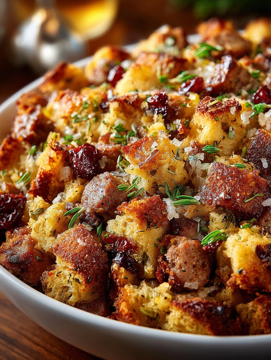 Holiday Sausage Stuffing