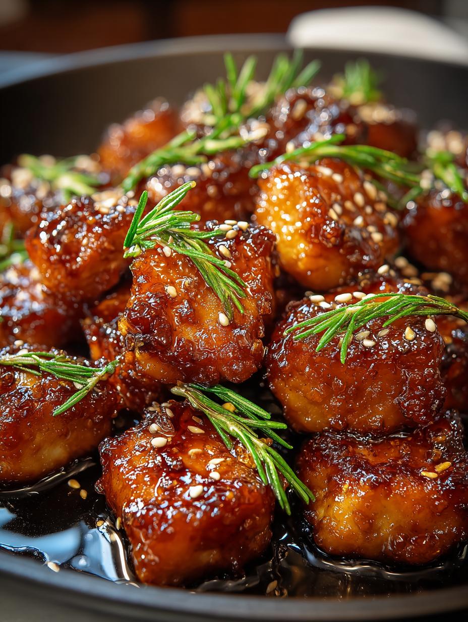 Honey Garlic Chicken Bites