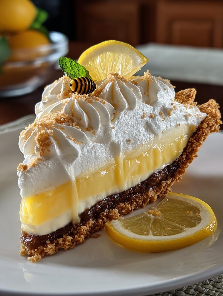 Delightful Honey Lemon Chiffon Pie for Spring Lovers - Honey Lemon Chiffon Pie - main visual representation