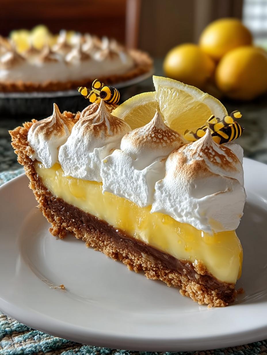 Delightful Honey Lemon Chiffon Pie for Spring Lovers - Honey Lemon Chiffon Pie - additional detail