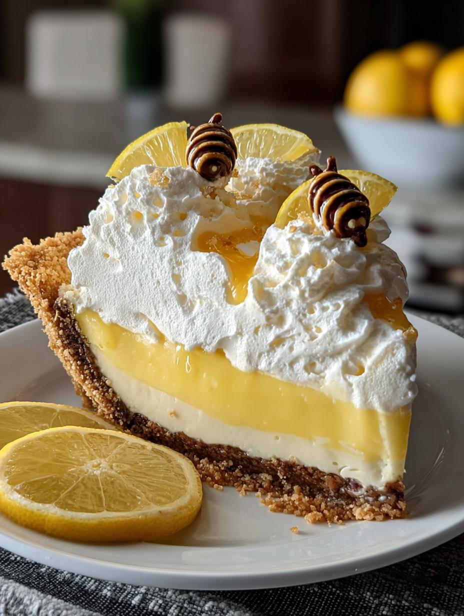 Honey Lemon Chiffon Pie