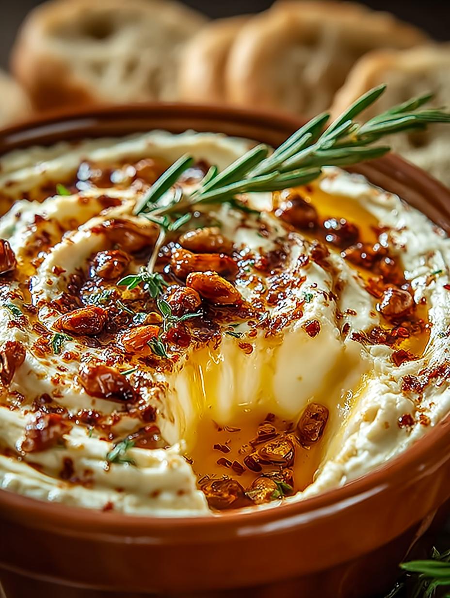 Hot Honey Cheese Dip