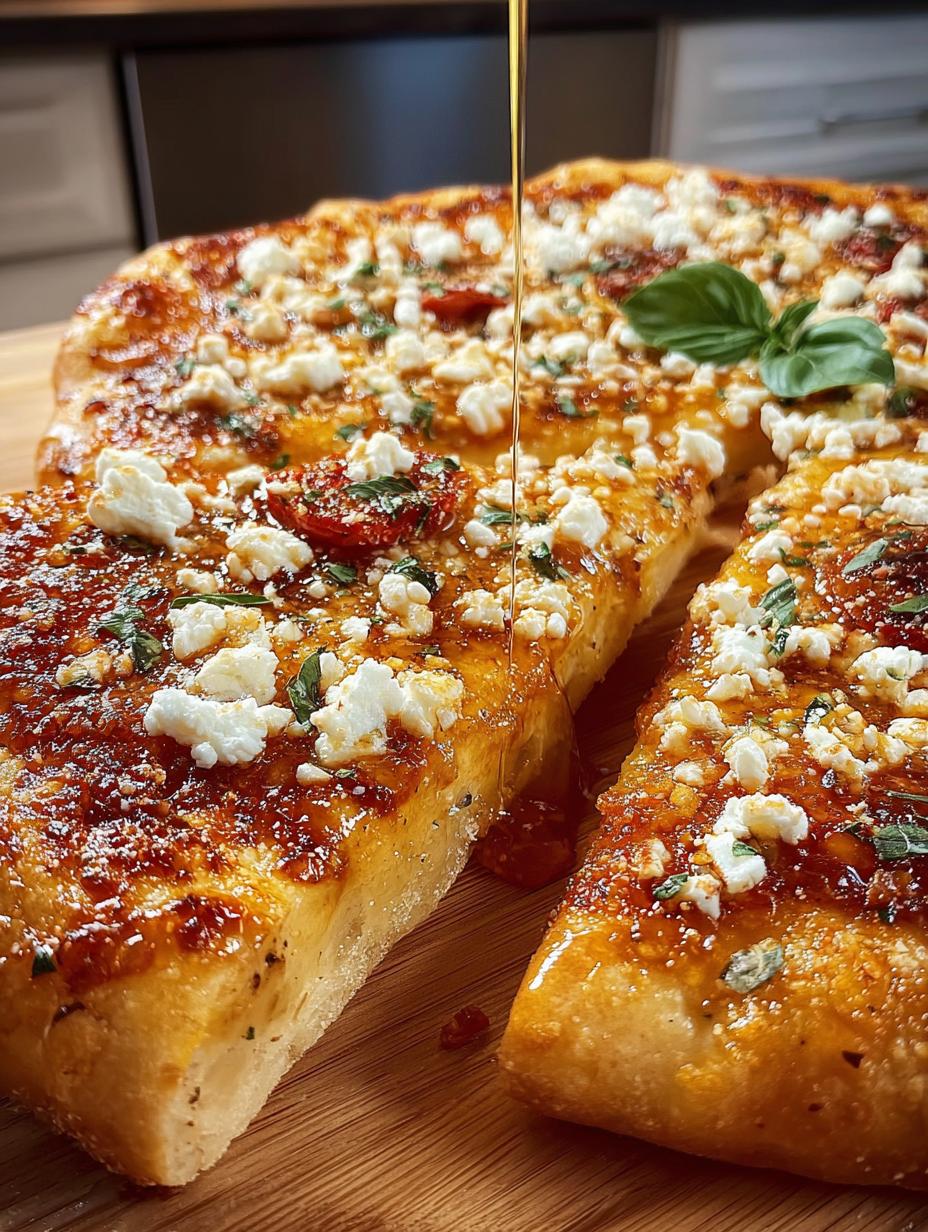 5 Irresistible Reasons to Love Hot Honey Feta Pizza - Hot Honey Feta Pizza - additional detail