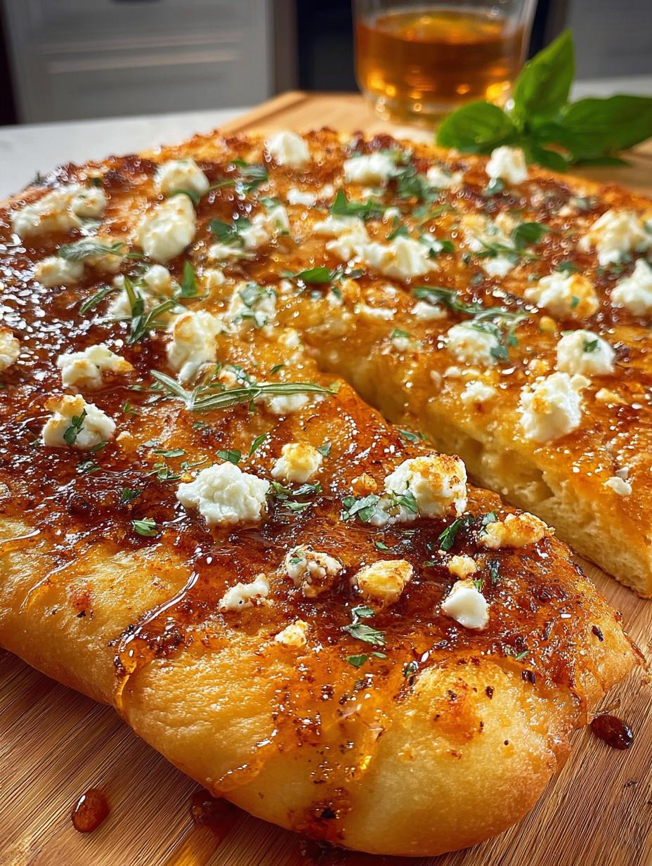 Hot Honey Feta Pizza
