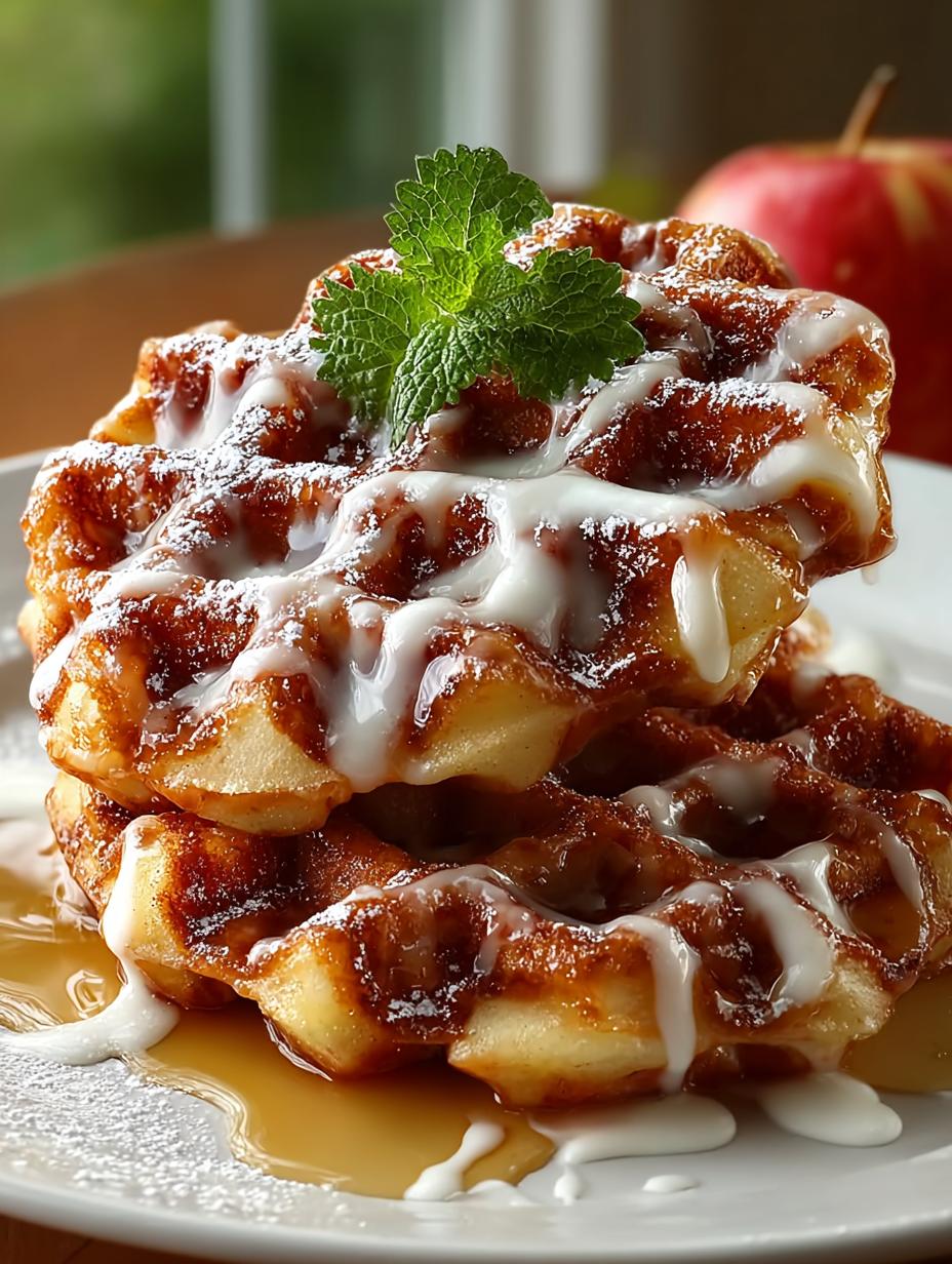 Irresistible Apple Fritter Waffle: 12 Delicious Donuts 5 Irresistible Apple Fritter Waffle: 12 Delicious Donuts - Irresistible Apple Fritter Waffle - main visual representation