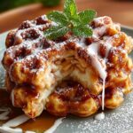 Irresistible Apple Fritter Waffle