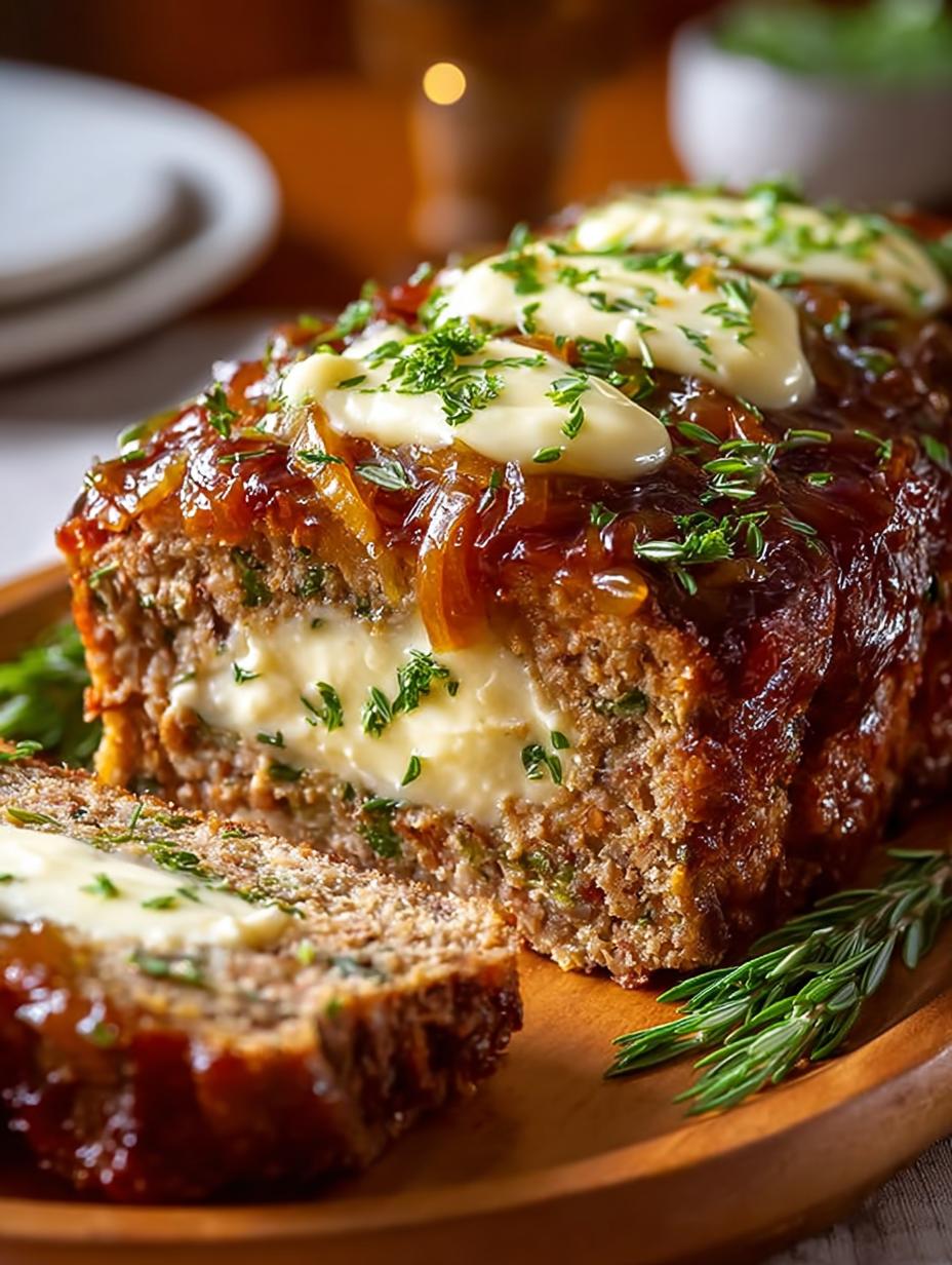 Irresistible French Onion Meatloaf