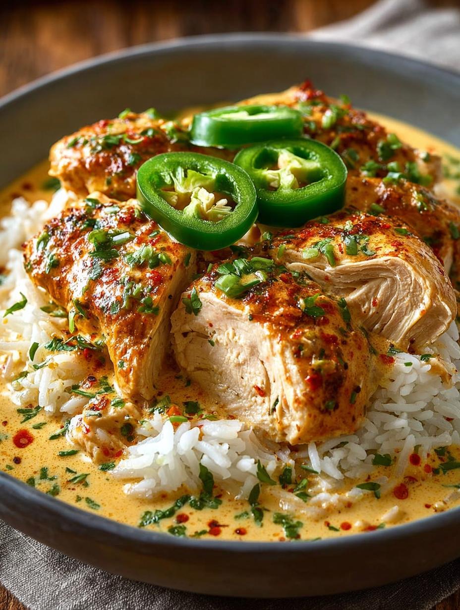 Jalapeno Chicken Cream Sauce