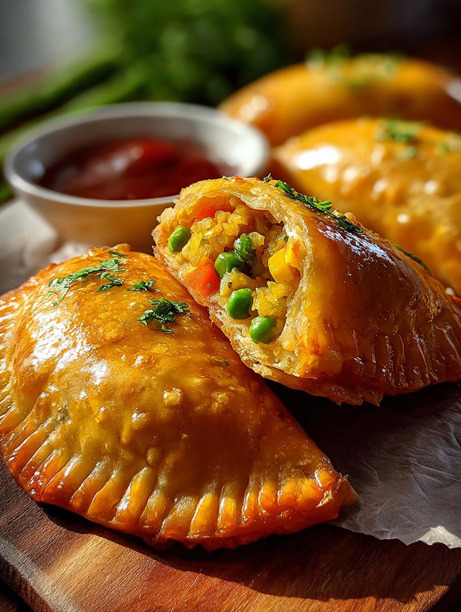 Jamaican Vegetable Patties Snack