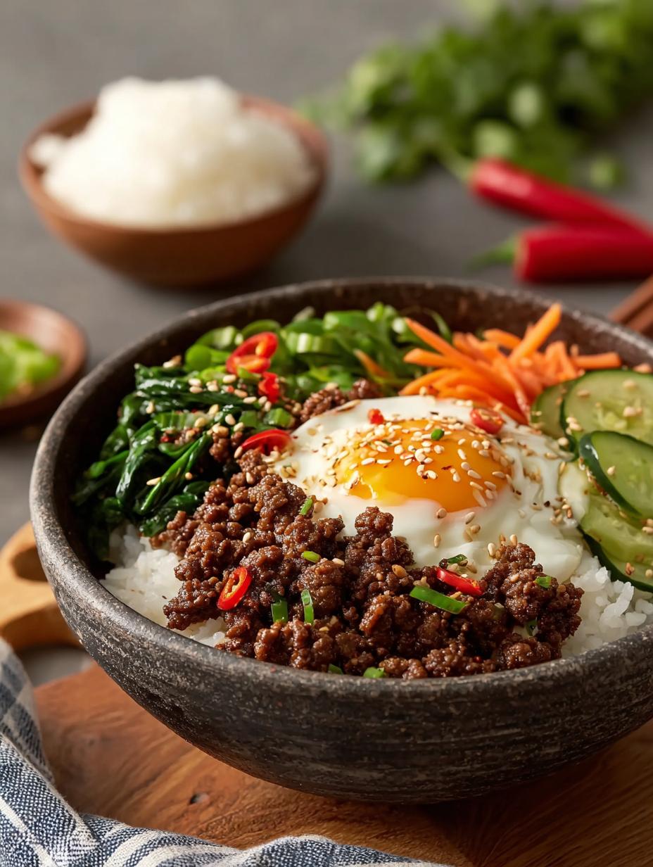 Korean Ground Beef Bowl