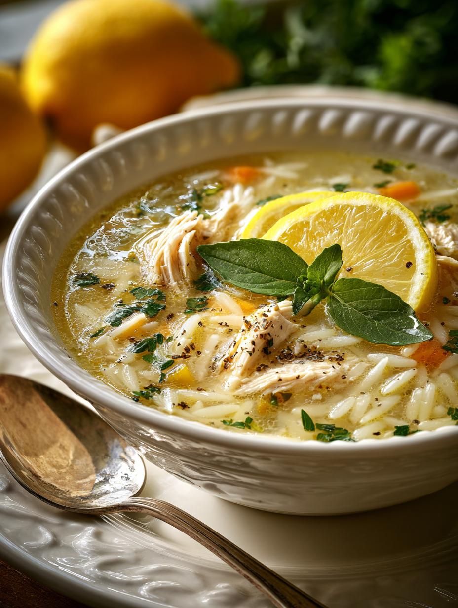 Zesty Lemon Chicken Orzo Soup for Comforting Days - Lemon Chicken Orzo Soup - additional detail