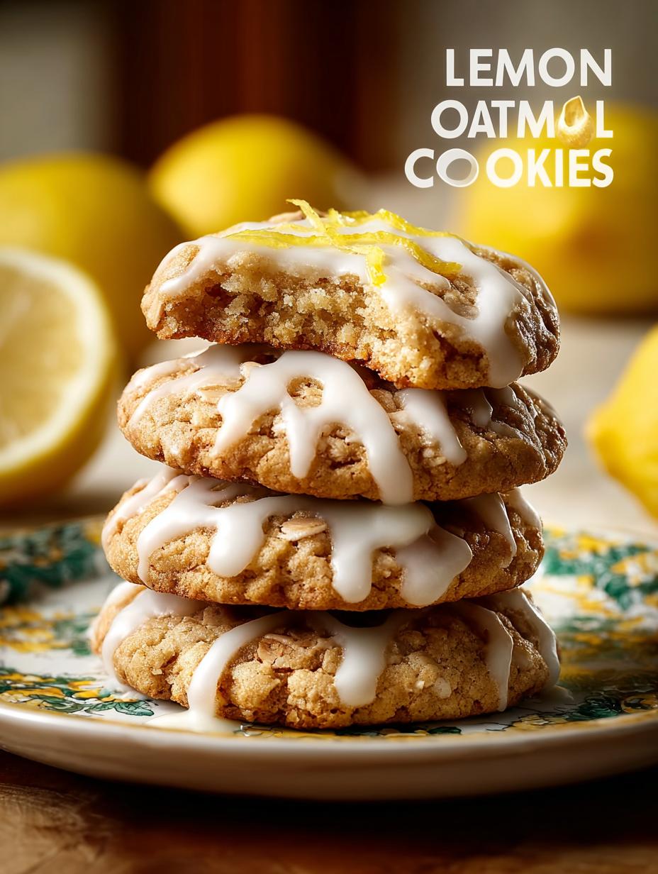 Lemon Oatmeal Cookies