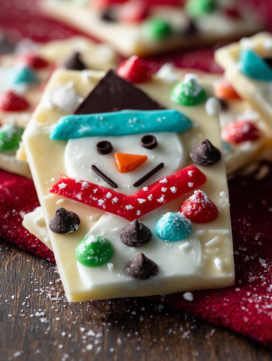 Melted Snowman Bark: 12 Festive Treats to Delight - Melted Snowman Bark - main visual representation