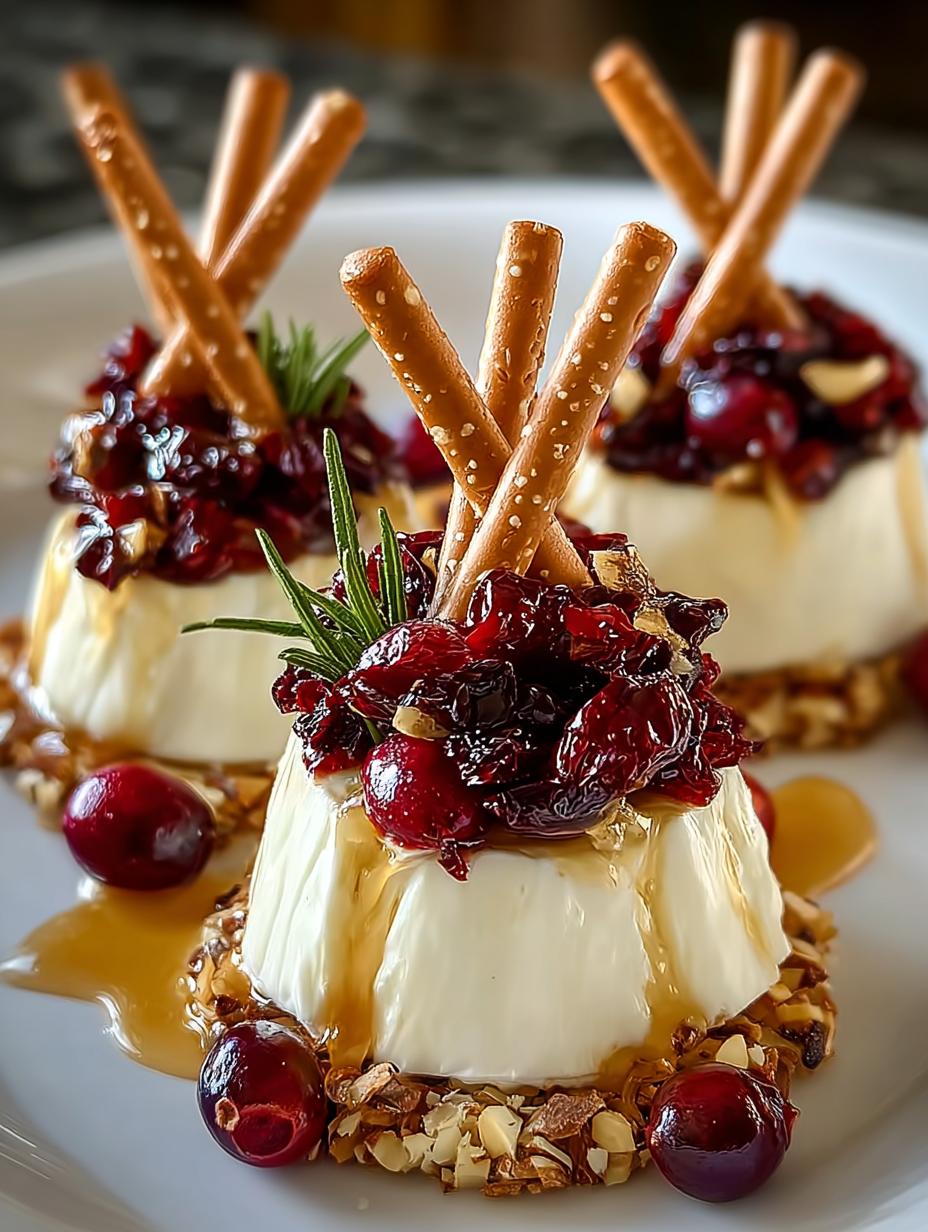 Mini Brie Christmas Trees