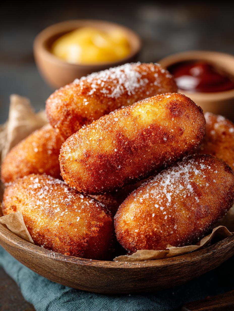 Irresistible Mini Corndogs: 12 Bite-Sized Delights - Mini Corndogs - additional detail