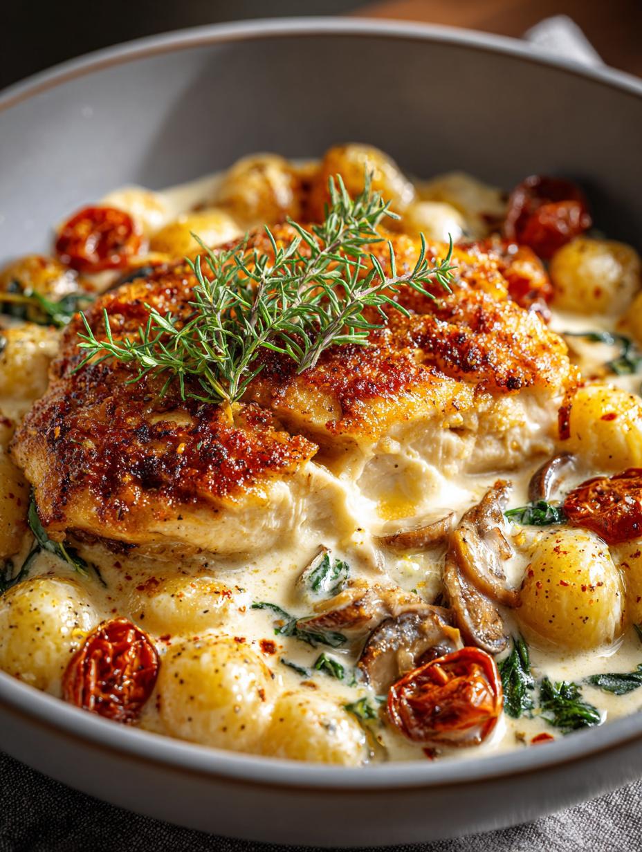 One Pan Creamy Chicken