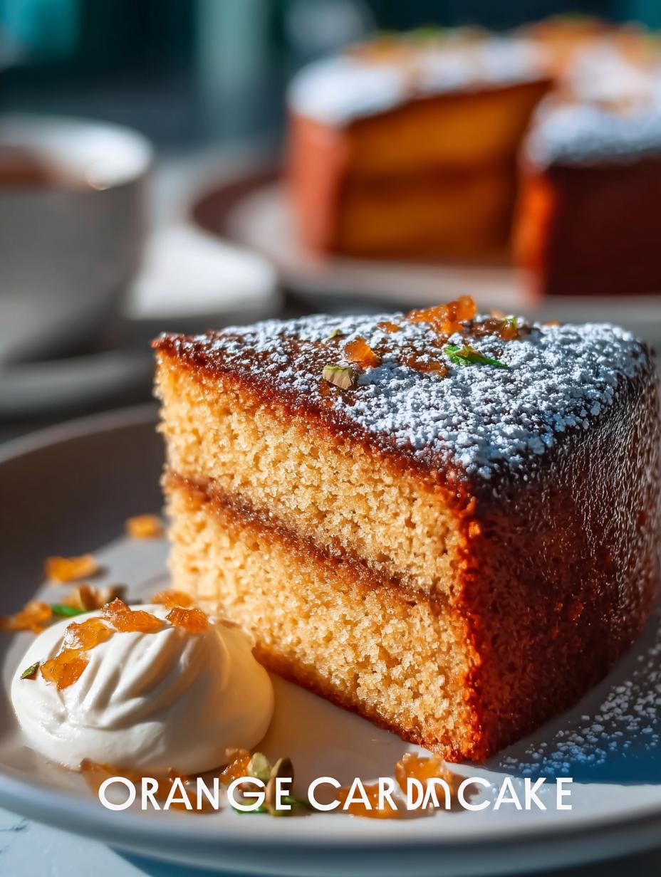 Delicious Orange Cardamom Cake for Your Festive Table - Orange Cardamom Cake - additional detail