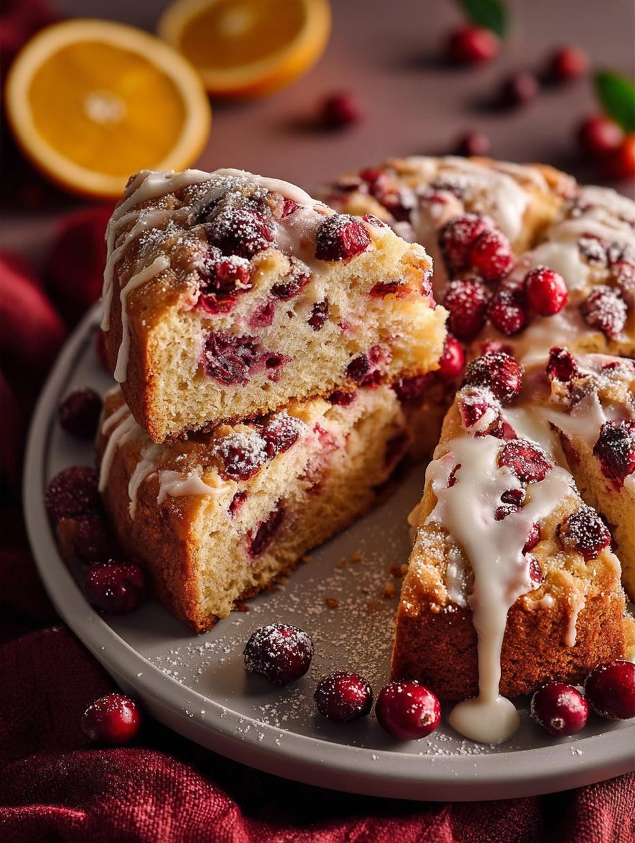 Orange Cranberry Cake with