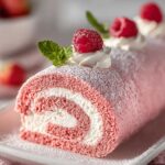 Pink Velvet Cake Roll