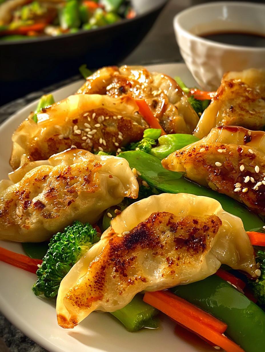 Potsticker Stir Fry Steps