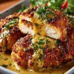 Pretzel Chicken with Mustard