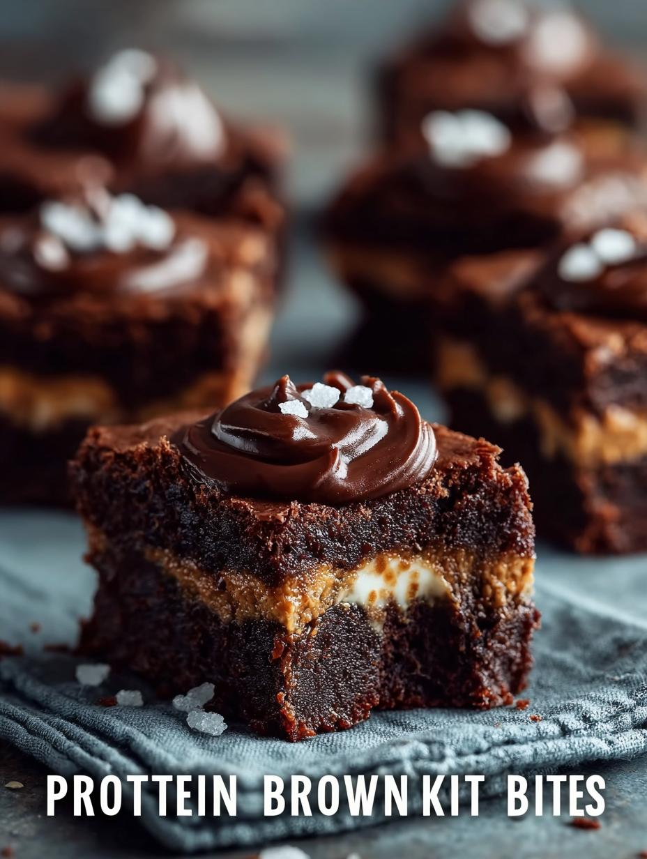 Protein Brownie Bites with Greek Yogurt for Energy Boost - Protein Brownie Bites with - additional detail