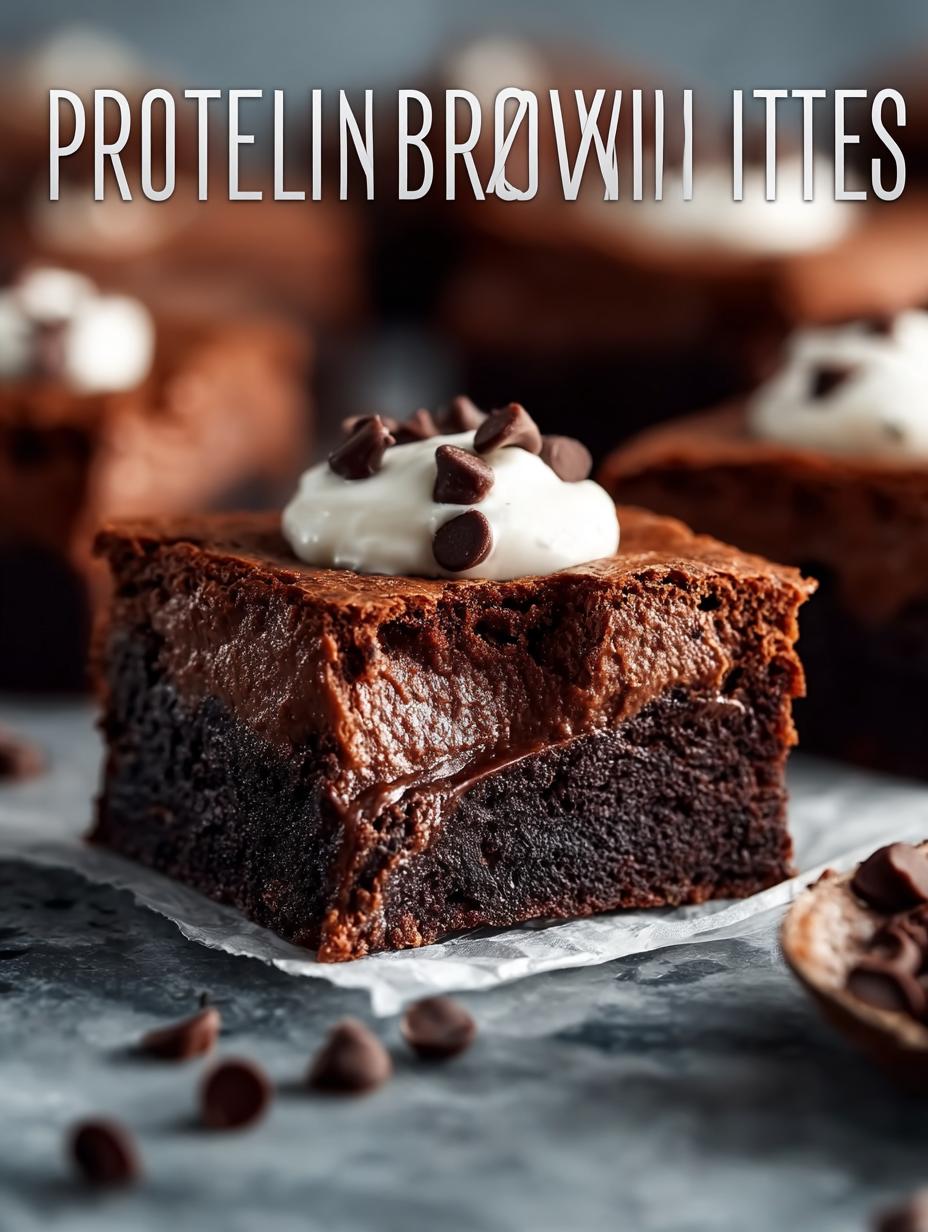Protein Brownie Bites with