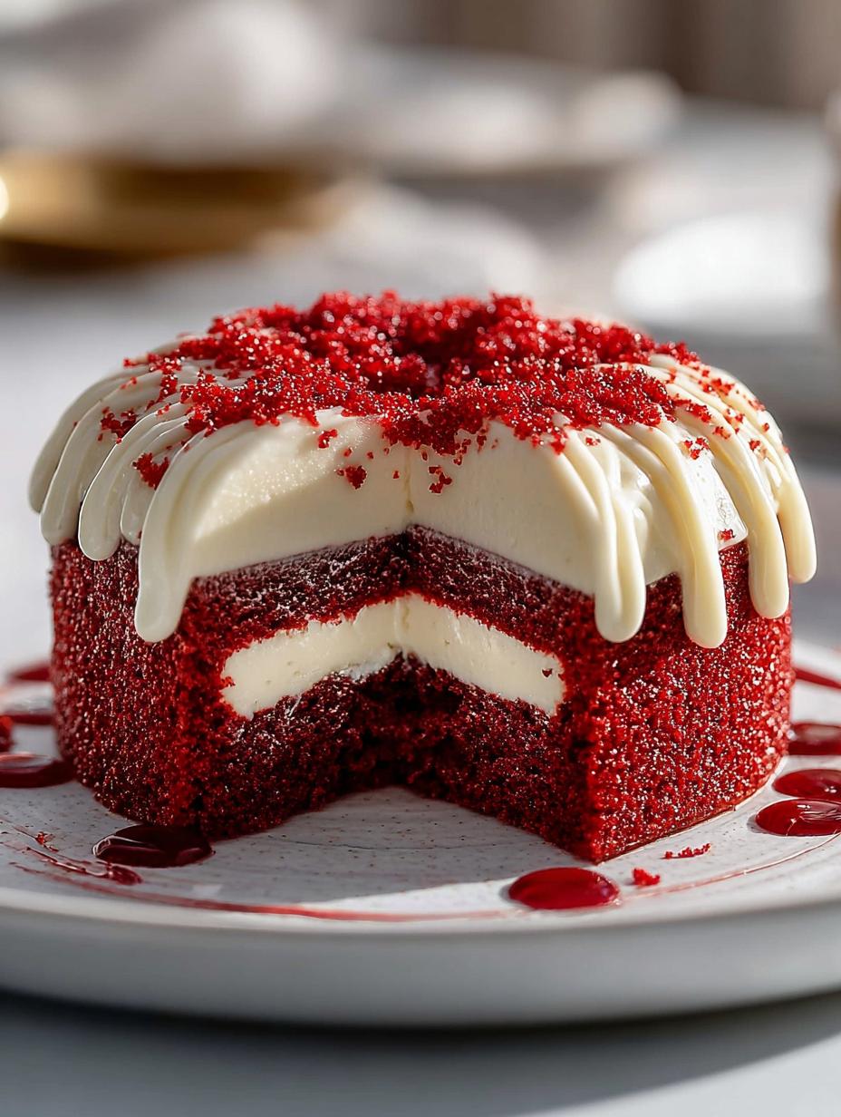Red Velvet Cream Cheese Bundt Cake: A Decadent Delight 5 Red Velvet Cream Cheese Bundt Cake: A Decadent Delight - Red Velvet Cream Cheese - main visual representation