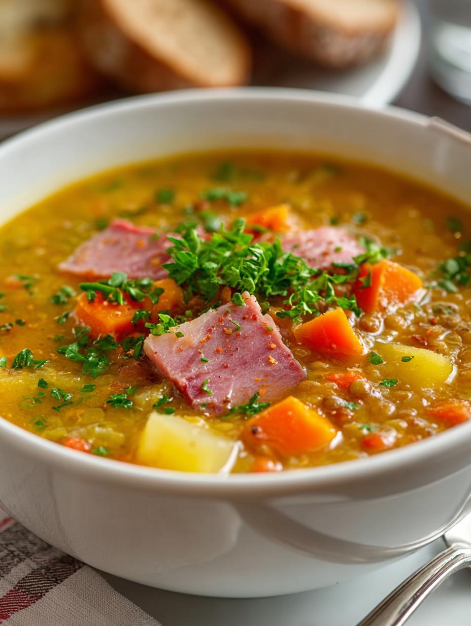Scottish Ham Lentil Soup: 5 Hearty Comforting Variations - Scottish Ham Lentil Soup - main visual representation