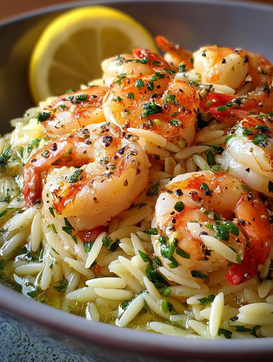 Shrimp Orzo Lemon Garlic: 5 Steps to Deliciousness - Shrimp Orzo Lemon Garlic - main visual representation
