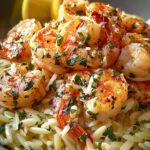 Shrimp Orzo Lemon Garlic