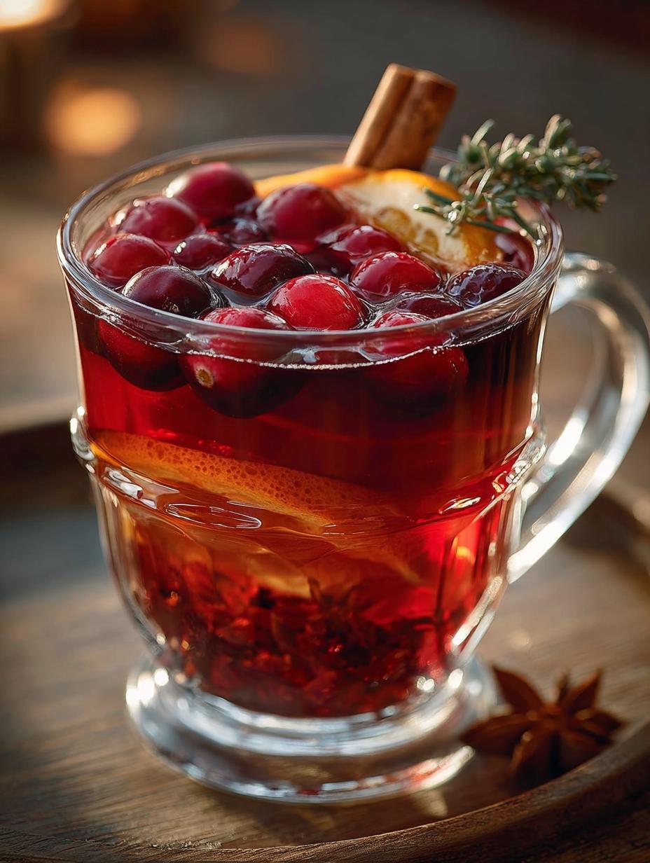 Spiced Cranberry Cider Cozy