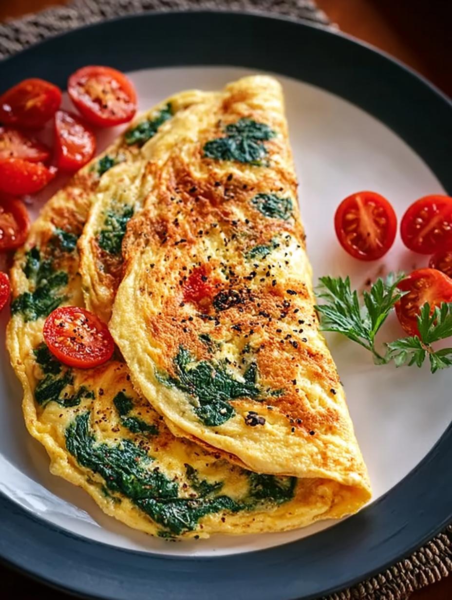 Power-Packed Spinach Omelette Recipe for Healthy Mornings 5 Power-Packed Spinach Omelette Recipe for Healthy Mornings - Spinach Omelette - main visual representation