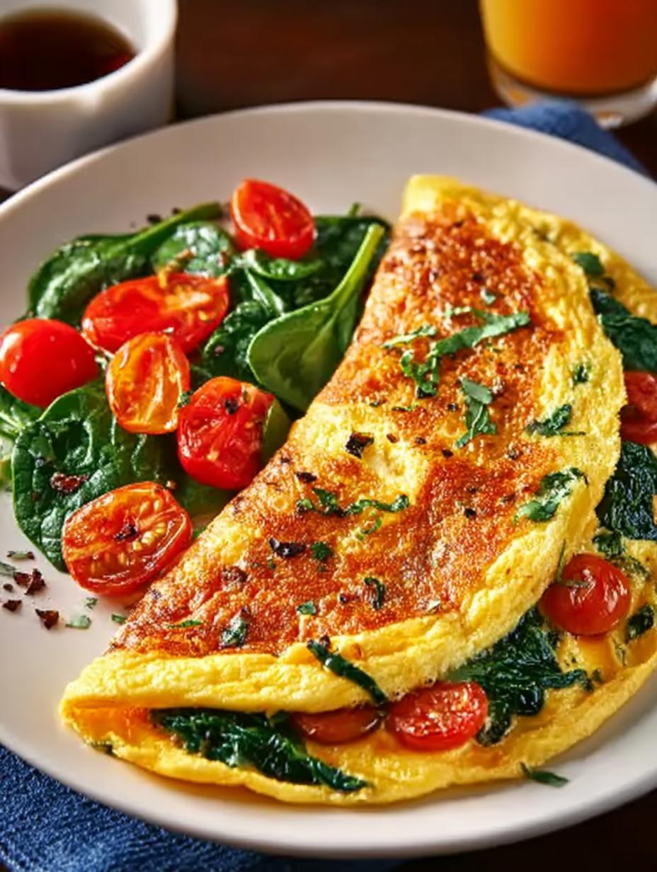 Power-Packed Spinach Omelette Recipe for Healthy Mornings - Spinach Omelette - additional detail