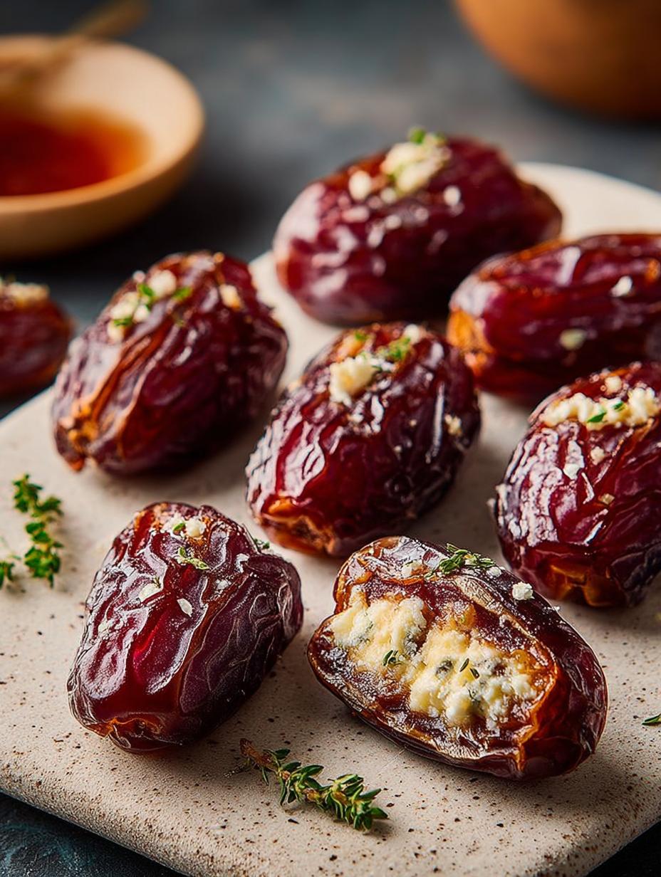 Delicious Stuffed Dates Goat Cheese Appetizer Recipe - Stuffed Dates Goat Cheese - additional detail
