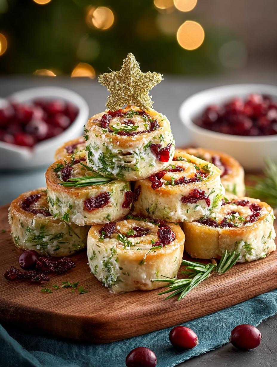 Tasty Christmas Cranberry Pinwheels: 16 Delightful Bites - Tasty Christmas Cranberry Pinwheels - main visual representation