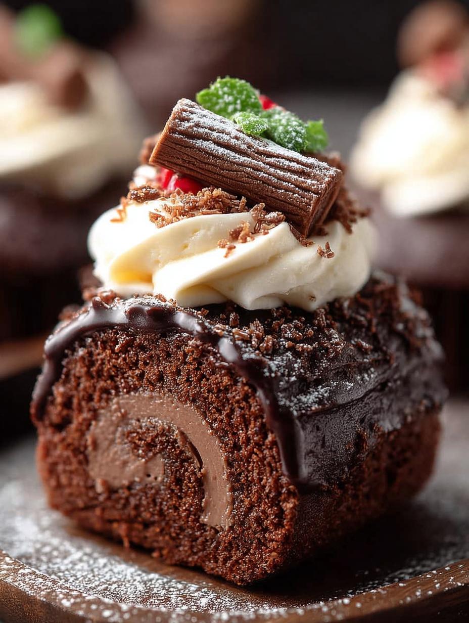 Yule Log Cupcakes: 12 Festive Treats for Your Holiday Table - Yule Log Cupcakes - main visual representation