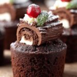 Yule Log Cupcakes