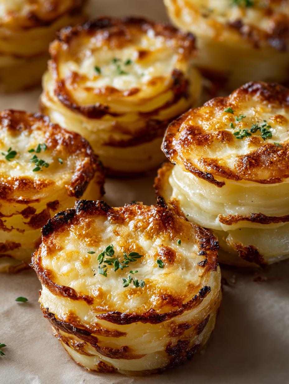 7 Cheesy Mini Potato Gratin Stacks for Comforting Bliss - ?utm Source=rss&utm Medium=rss&utm Campaign=cheesy - main visual representation