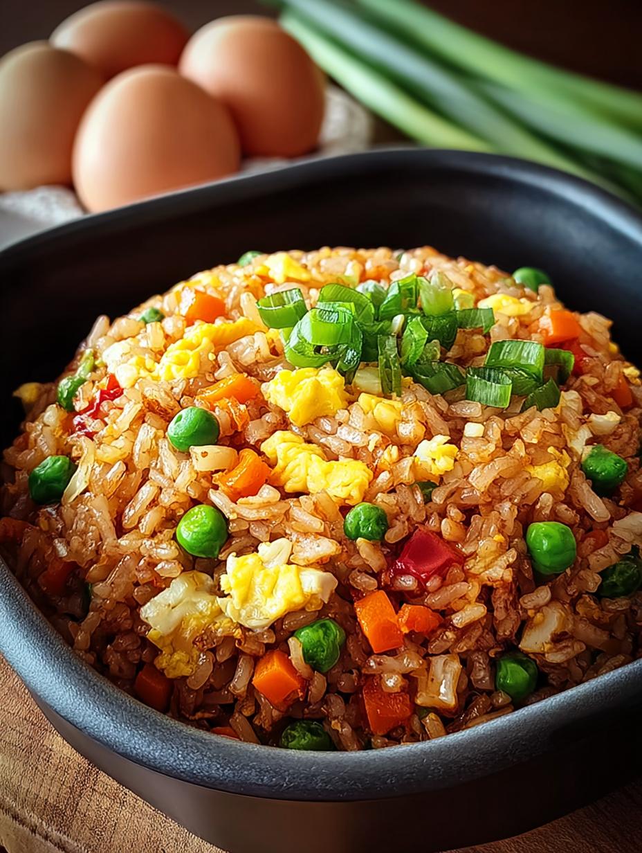 Air Fryer Fried Rice: 20-Minute Healthy Delight 5 Air Fryer Fried Rice: 20-Minute Healthy Delight - Air Fryer Fried Rice - main visual representation
