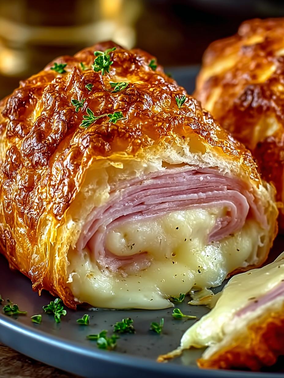 Air Fryer Ham Cheese