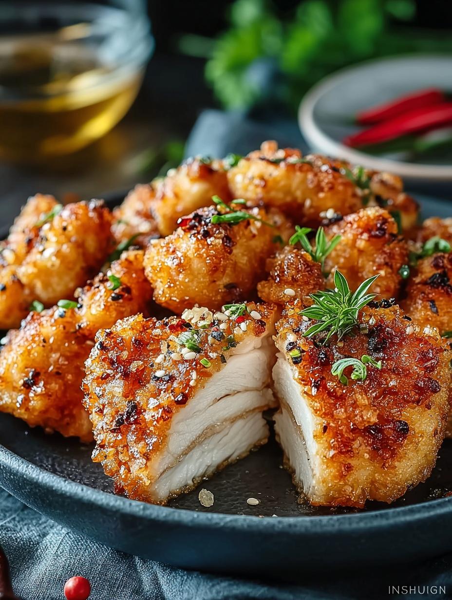 Crispy Air Fryer Salt Pepper Chicken You’ll Love - Air Fryer Salt Pepper - additional detail