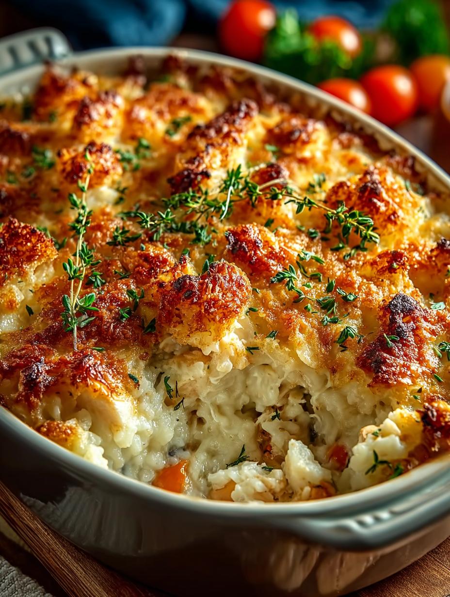 Angel Chicken Rice Casserole