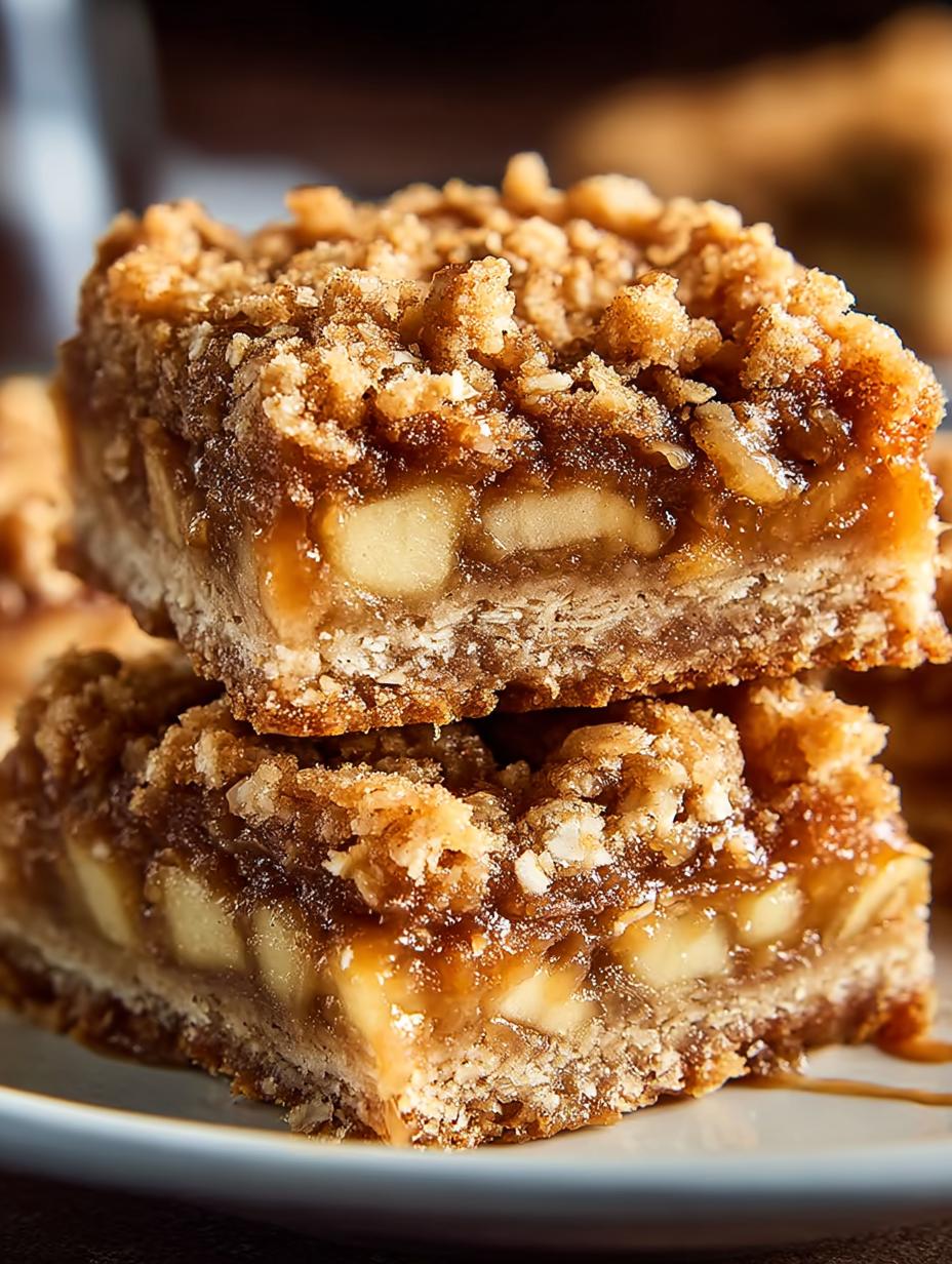 Delicious Apple Pie Oatmeal Bars Recipe to Savor - Apple Pie Oatmeal Bars - additional detail