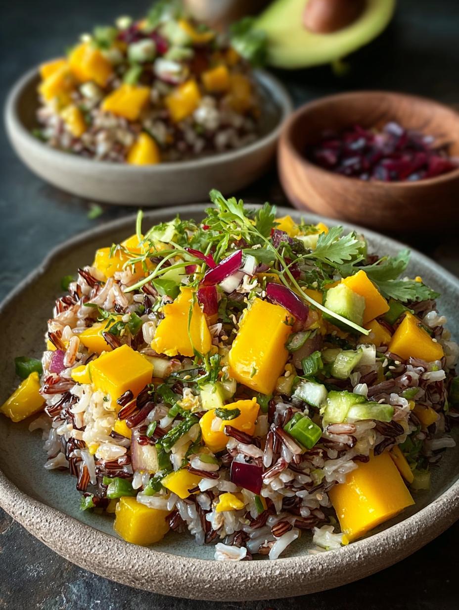 Avocado Mango Wild Rice