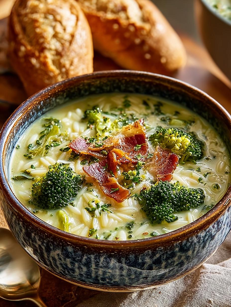 Broccoli Cheddar Orzo Soup: 7 Comforting Secrets 5 Broccoli Cheddar Orzo Soup: 7 Comforting Secrets - Broccoli Cheddar Orzo Soup - main visual representation