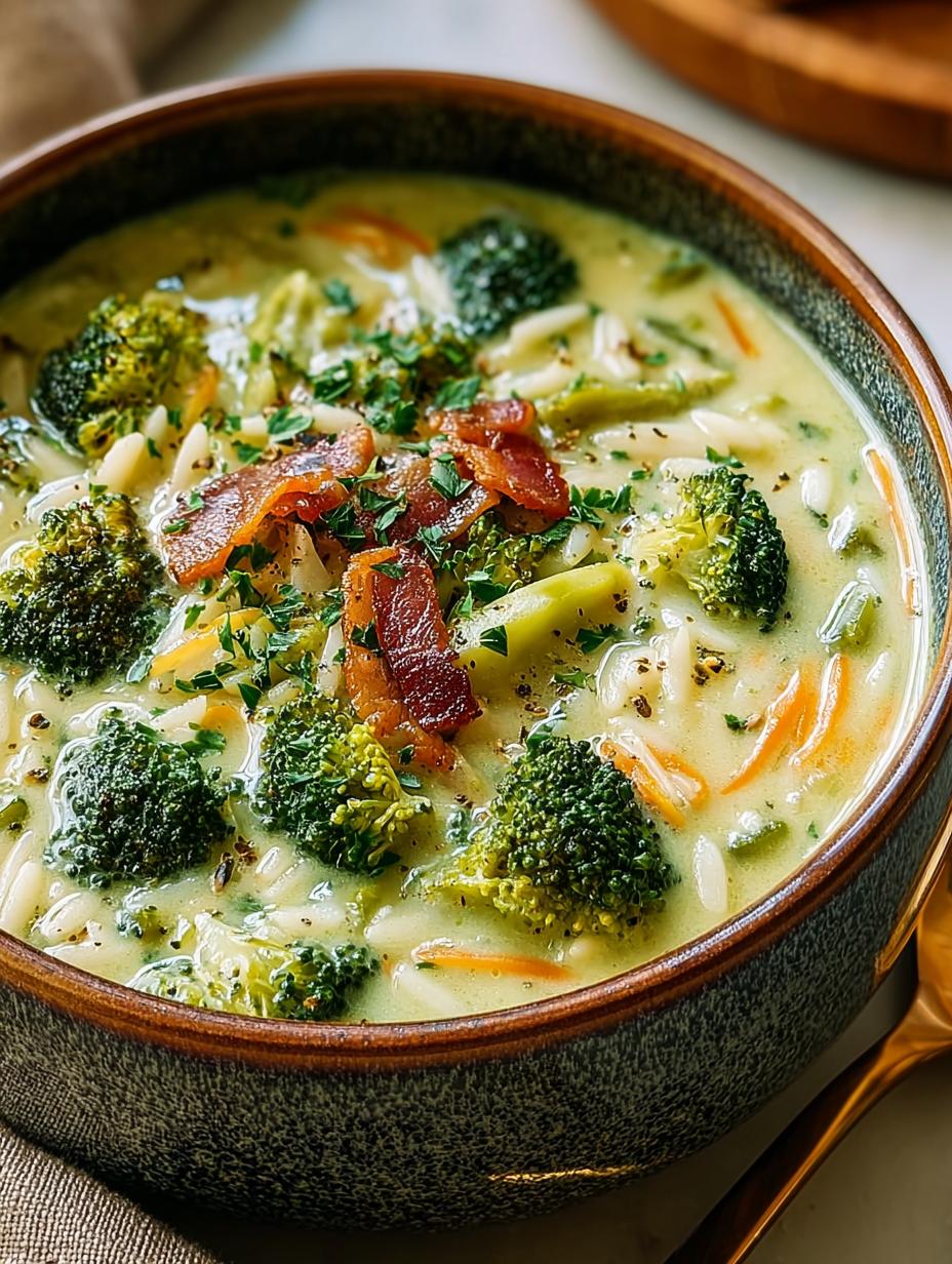 Broccoli Cheddar Orzo Soup: 7 Comforting Secrets - Broccoli Cheddar Orzo Soup - additional detail