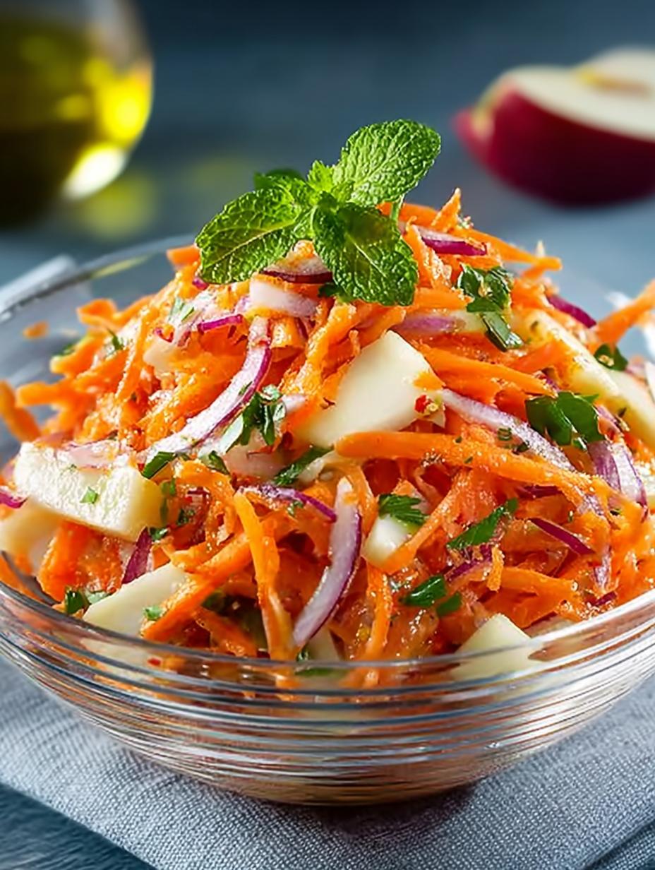Crisp Carrot Apple Salad Recipe You’ll Love - Carrot Apple Salad - main visual representation
