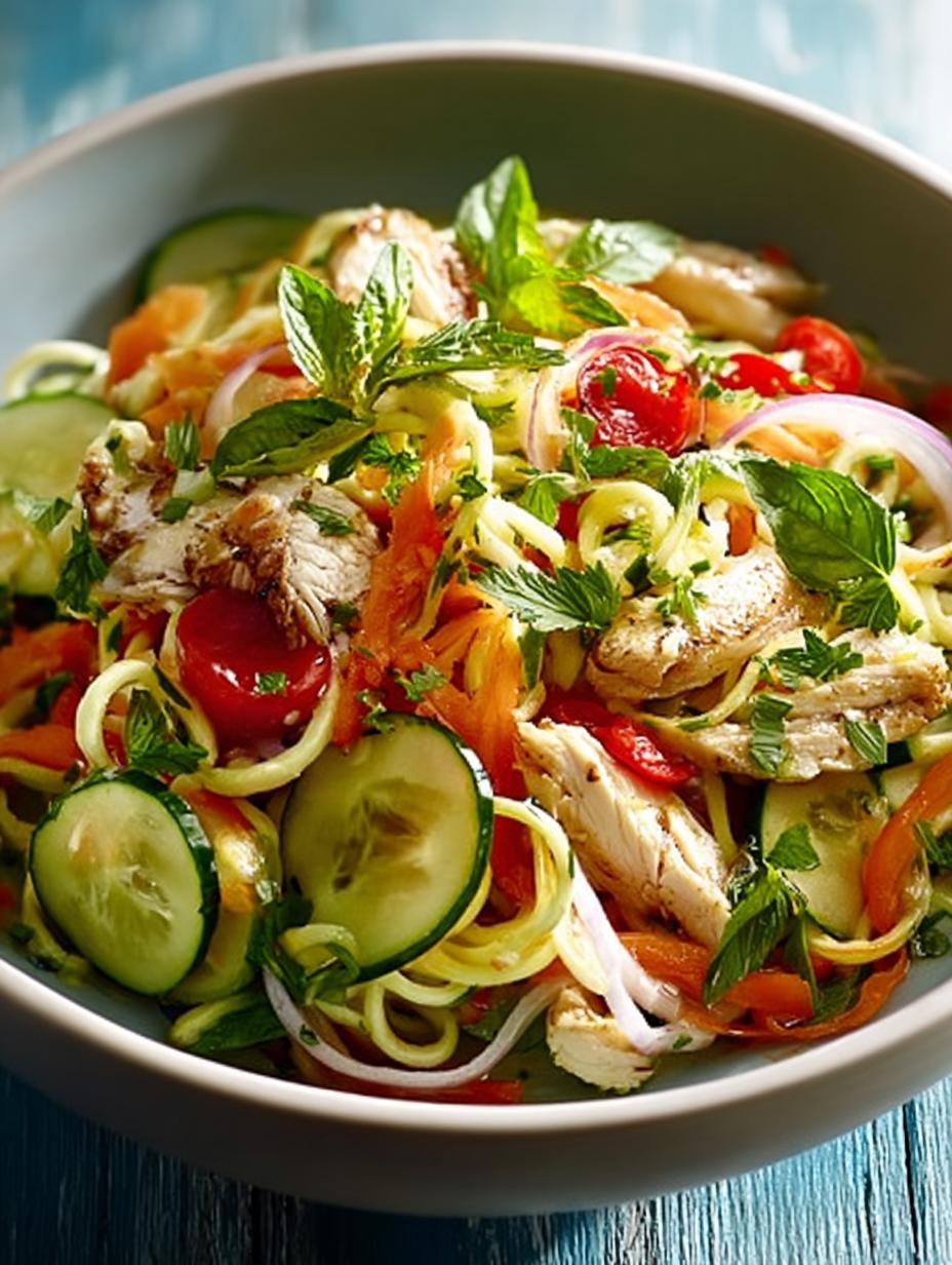 Chicken Noodle Salad with