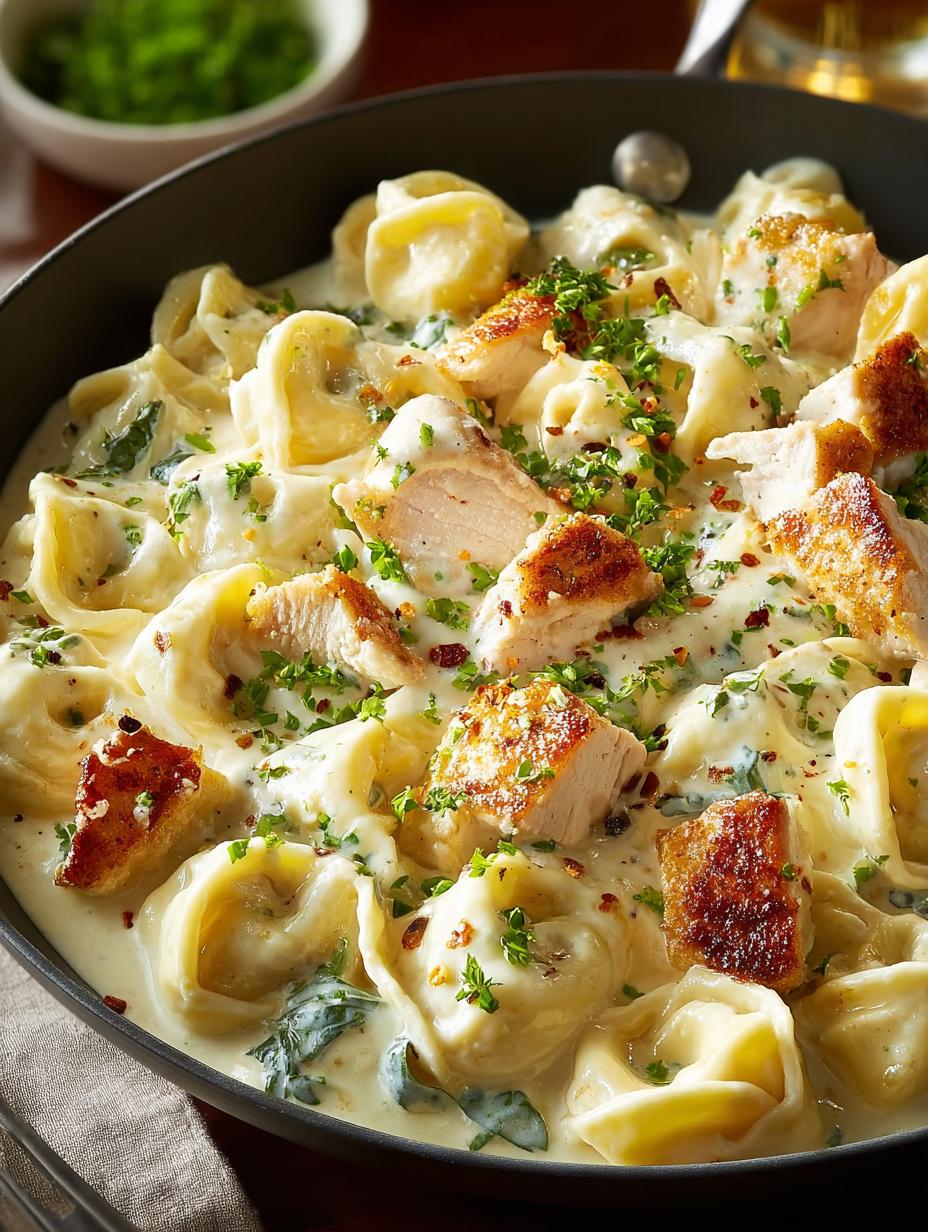 Chicken Tortellini Alfredo